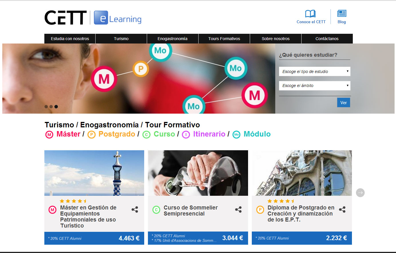 Fotografía de: Nueva web de CETT e-Learning | CETT